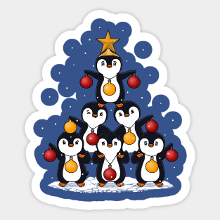 O Penguin Tree Sticker